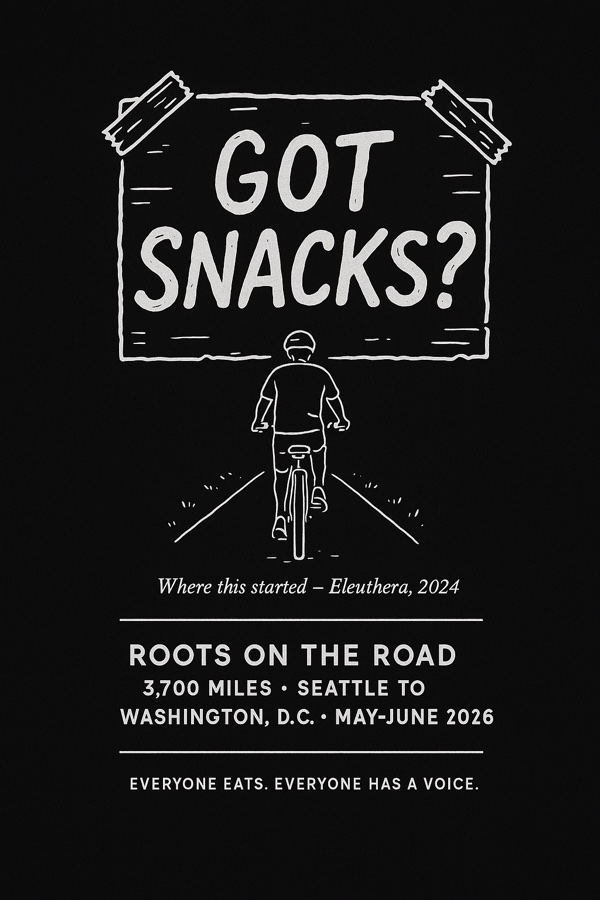 Got Snacks? on black