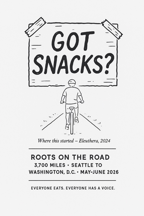 Got Snacks? on white