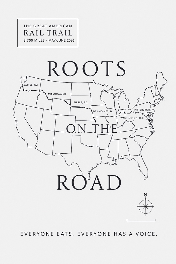 Rail Trail Map on white