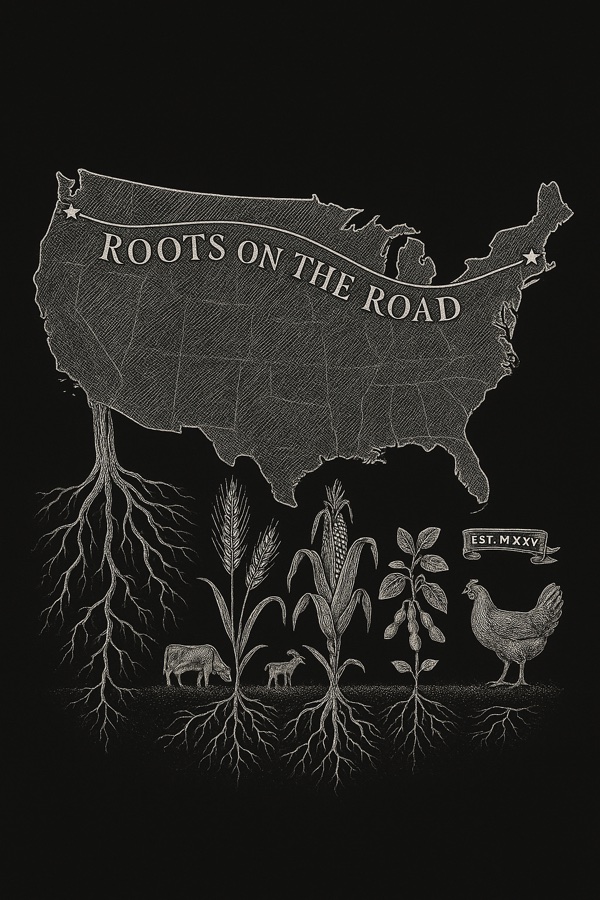 Back — Botanical Plate on black