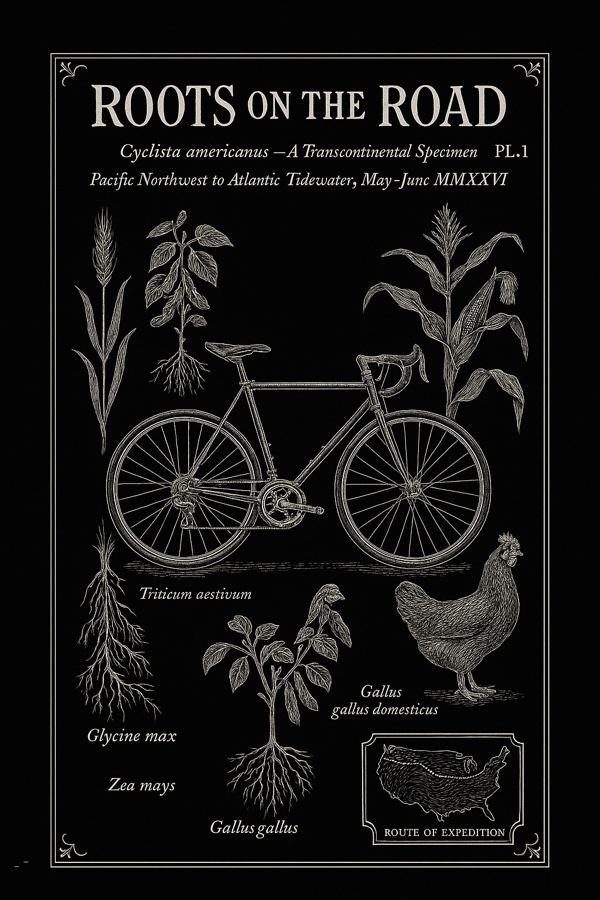 Botanical Plate on black