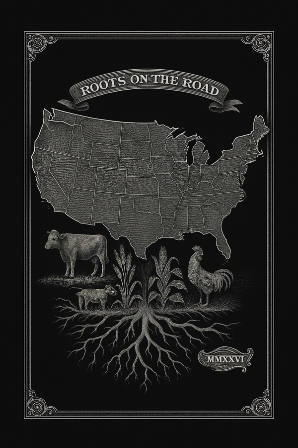 Back — Engraved on black