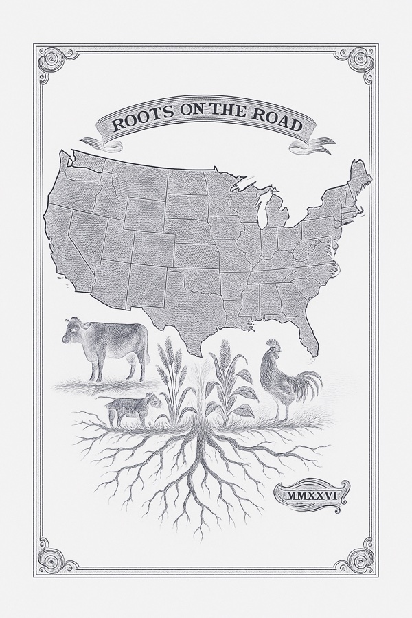 Back — Engraved on white