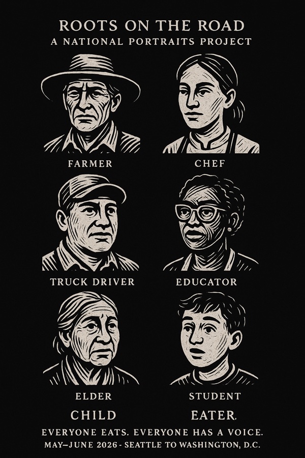 National Portraits on black