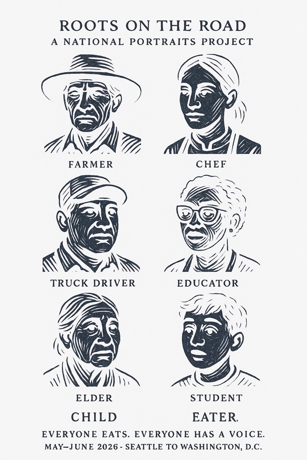 National Portraits on white